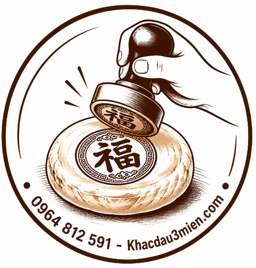 Con dấu gỗ in lên bánh Pía