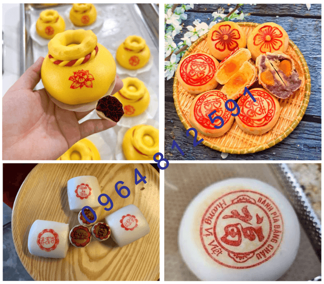 Con dấu in bánh Pía